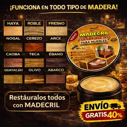 Cera de abejas para muebles