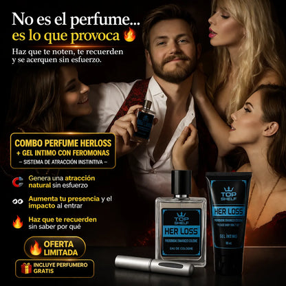combo herloss+gel intimo+perfumero