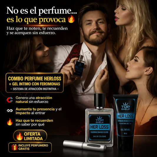 combo herloss+gel intimo+perfumero