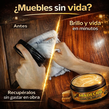 Cera de abejas para muebles
