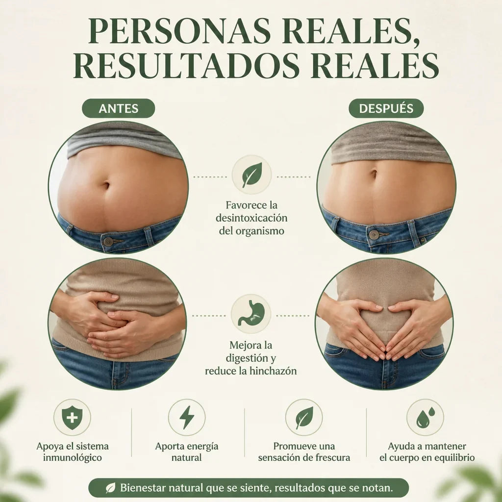 Clorofila líquida en gotero para desintoxicación natural