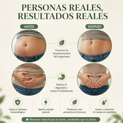 Clorofila líquida en gotero para desintoxicación natural