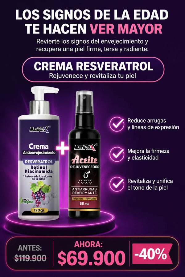 CREMA RESVERATROL + OBSEQUIO
