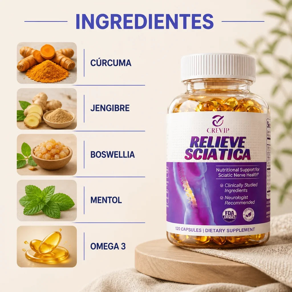 Relieve Sciatica alivia el dolor lumbar y de espalda