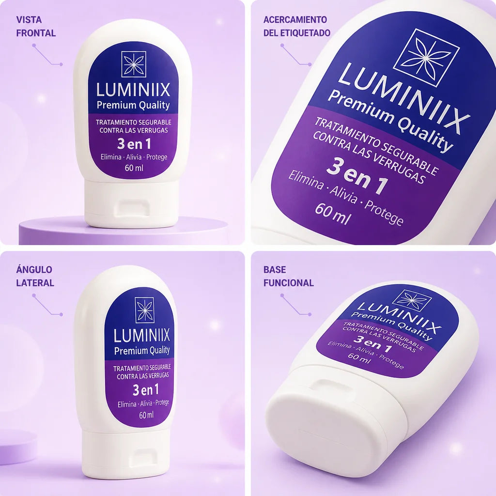 TRATAMIENTO PARA LAS VERRUGAS LUMINIX