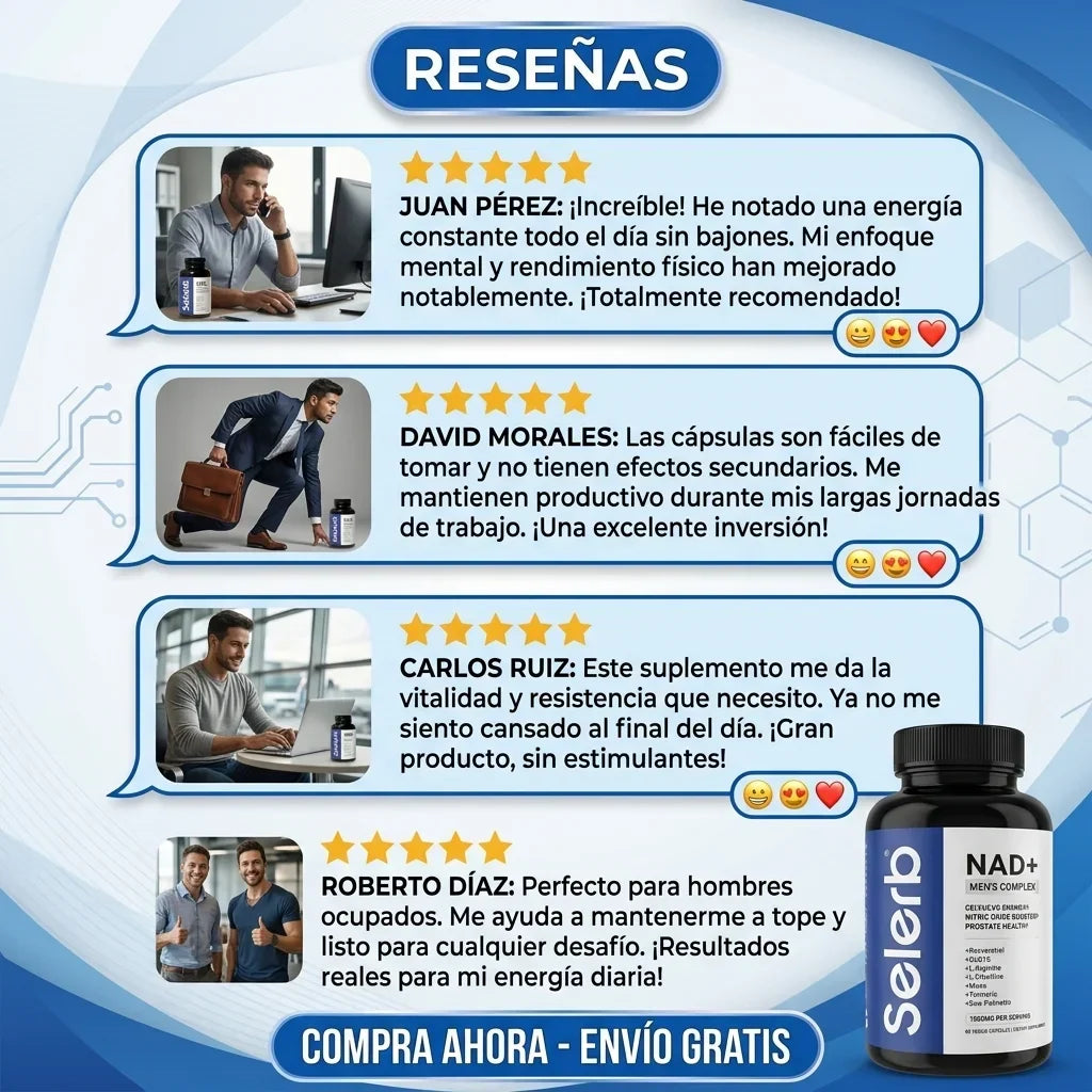 Selerb Nad + Potenciador de energía masculina