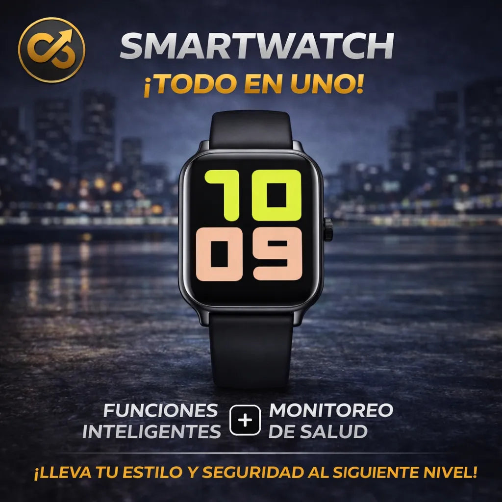 Super Combo Maleta Antirrobo Con Carga + Pechera + Reloj inteligente T500 + Audifonos M10 + Obsequio de Termo Inteligente🎁