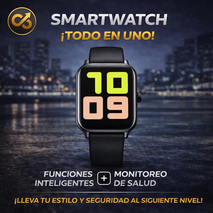 Super Combo Maleta Antirrobo Con Carga + Pechera + Reloj inteligente T500 + Audifonos M10 + Obsequio de Termo Inteligente🎁